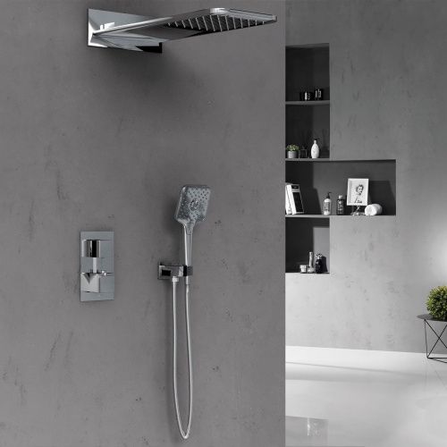 Душевая система Vincea VSFW-103TCH встраиваемая в стену цвет хром с термостатом