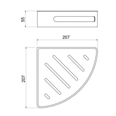 Полка в ванную комнату Timo Luiro 18577/13