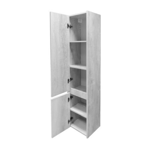 Шкаф-пенал Comforty Бремен 00004142376CF 40х160 подвесной цвет серый - фото 5