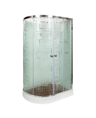 Душевая кабина AvaCan EM1512RNGM 120х80 асимметричная без крыши ориентация правая - фото 2