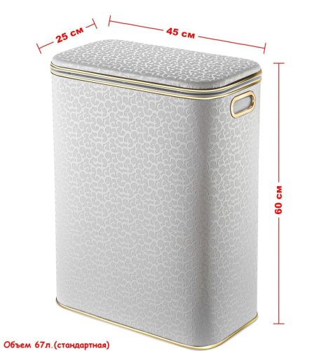 Корзина для белья Geralis Flower FWG-B - фото 2