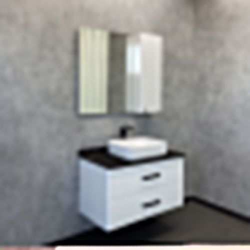 Тумба с раковиной Comforty Амстердам 00-00014001CF 100х50 подвесная цвет белый - фото 4