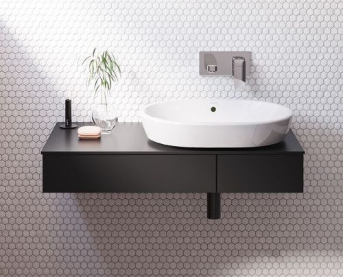 Смеситель для раковины Vitra Root Square A42738EXP встраиваемый в стену хром - фото 2
