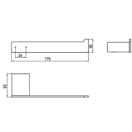 Бумагодержатель Emco Loft 0505 001 00 - фото 2