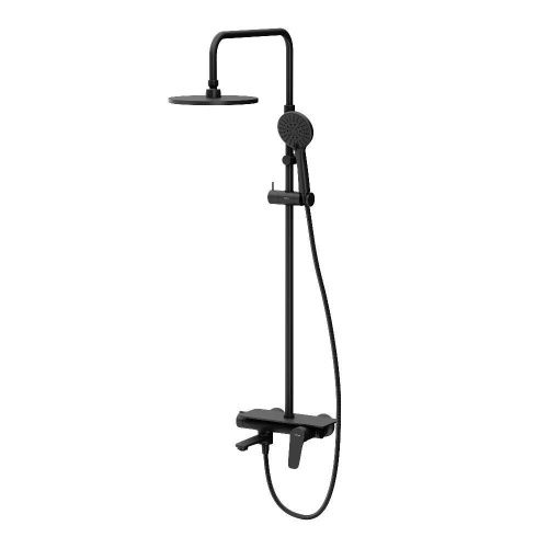 Душевая стойка Damixa Jupiter 977730300 настенная цвет черный