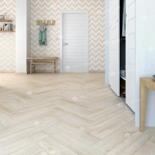Ламинат Homflor Herringbone 12мм 435 Vicence толщина 1.2 см 33 класс 644х143 - фото 2