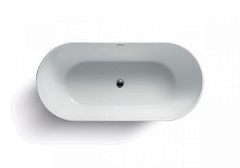 Ванна акриловая Vagnerplast Marbella KRBV169MAR7X-64 170х80 отдельностоящая овальная без каркаса