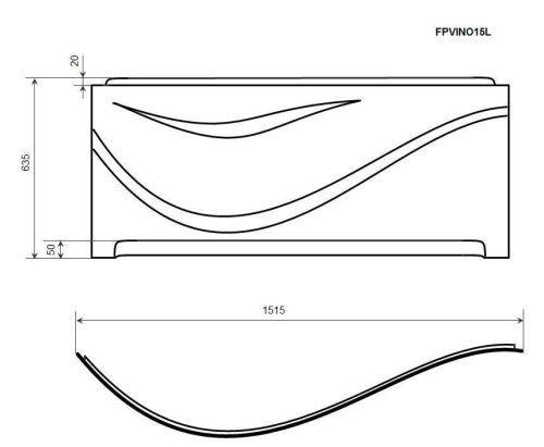 Фронтальная панель Timo FPVINO15L - фото 2