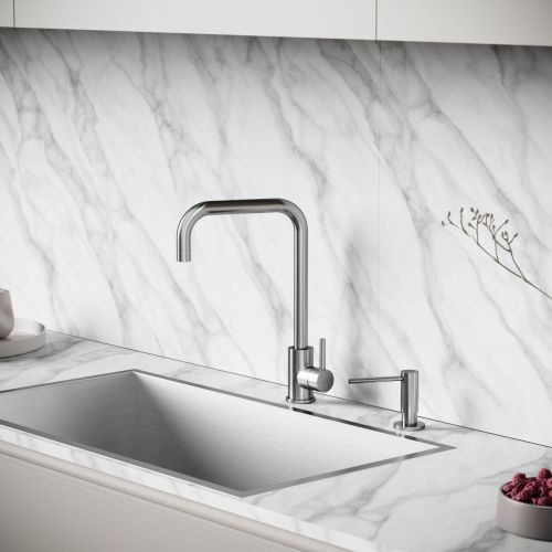 Смеситель для кухни Sancos Stainless SC12002SS на мойку нержавеющая сталь - фото 5