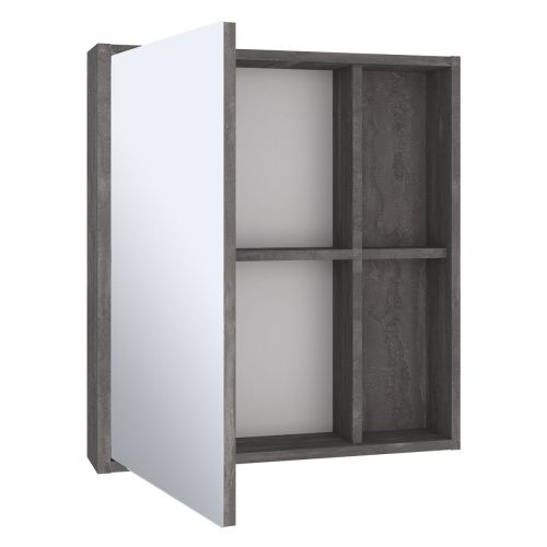 Зеркало-шкаф Runo ЭКО 00-00001325 60х70 подвесной цвет серый - фото 2