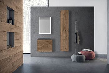 Тумба под раковину Vincea Mia VMC-2MC600VO 60х50 подвесная цвет коричневый