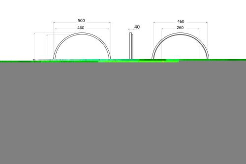 Зеркало с подсветкой Art&Max BARI AM-Bar-500-1200-DS-F-White 50х120 подвесное - фото 2