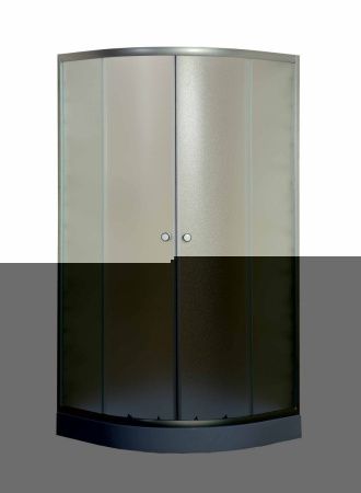 Душевой уголок Niagara Eco _0011452 90х90 стекло с рисунком профиль хром с поддоном