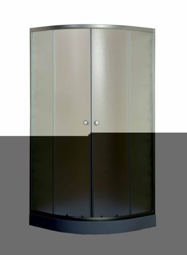 Душевой уголок Niagara Eco _0011452 90х90 стекло с рисунком профиль хром с поддоном - фото 2