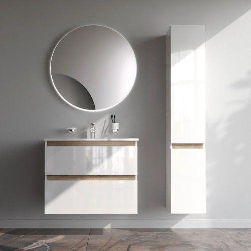 Тумба под раковину Am.Pm X-Joy M85AFHX0802WG 80х40 подвесная цвет белый - фото 5