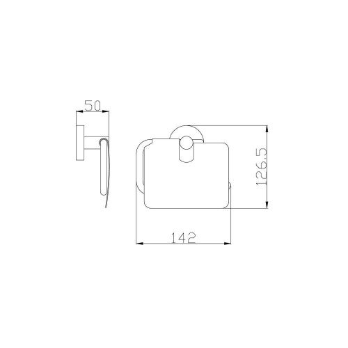 Бумагодержатель RavSlezak Colorado COA0400ZRK - фото 2