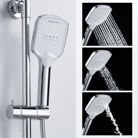 Душевая стойка Splenka S31.24 настенная цвет хром