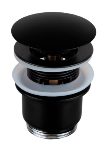 Донный клапан Remer 905CC2114NO черный - фото 2