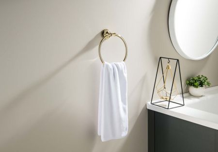 Полотенцедержатель Aquatek КЛАССИК AQ4512PG