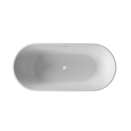 Ванна акриловая Sancos Mimi FB01 170х80 отдельностоящая овальная с каркасом - фото 3