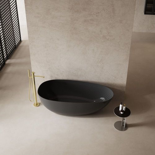 Ванна карбоновая Abber Karbon AK9011-1.7 170х80 отдельностоящая овальная - фото 4