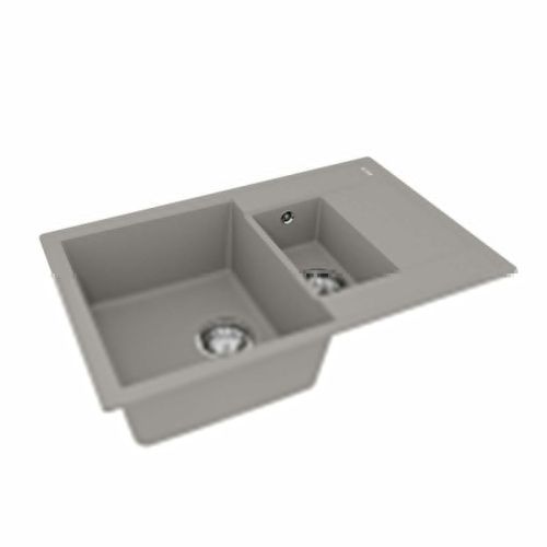 Кухонная мойка LeMark Ramza 760 9910039 75х50 цвет серый поверхность матовая - фото 2