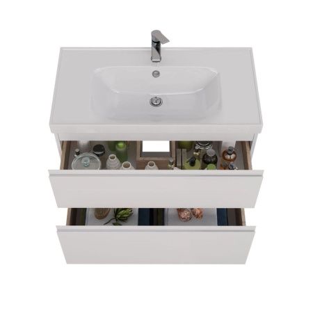 Тумба под раковину LeMark Veon LM01V90T 90х40 напольная цвет белый