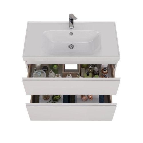 Тумба под раковину LeMark Veon LM01V90T 90х40 напольная цвет белый - фото 3