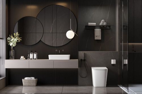 Унитаз приставной Abber Rechteck AC1213P белый с сиденьем микролифт импульсный смыв - фото 3