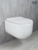 Унитаз подвесной Gid Tornado 62262Y белый с сиденьем микролифт безободковый смыв торнадо