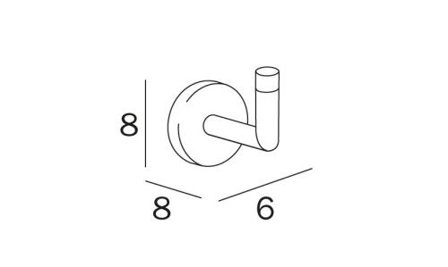 Крючок Inda FORUM A3620ACR - фото 3