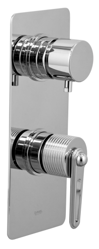 Смеситель для душа Daniel Brooklyn BY612D2KBCR встраиваемый в стену хром - фото 2