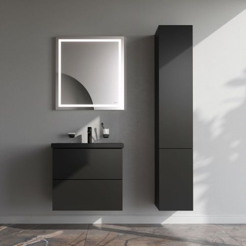 Тумба под раковину Am.Pm Gem M90FHX06022BM 60х40 подвесная цвет черный - фото 5