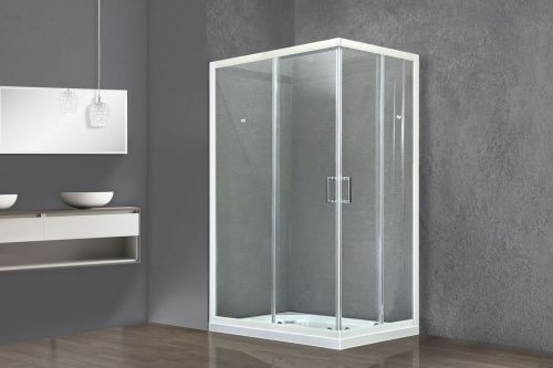 Душевой уголок Royal Bath HPD RB7512HPD-T 120х75 стекло прозрачное профиль белый без поддона