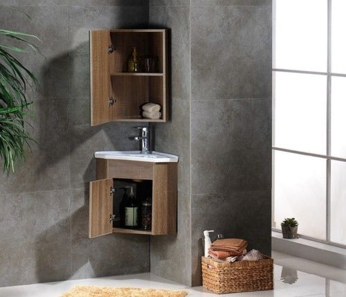 Раковина из сантехнического фаянса CeramaLux 9068B 40х40 встраиваемая цвет белый 1 отверстие под смеситель - фото 5