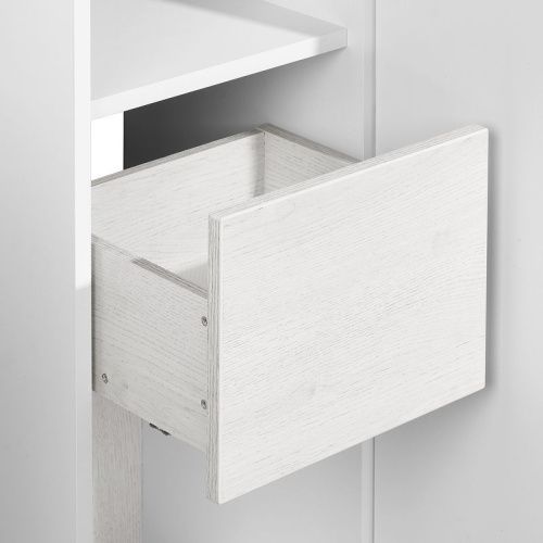 Шкаф-пенал Aquaton Сакура 1A219903SKW8R 30х180 подвесной цвет белый - фото 3