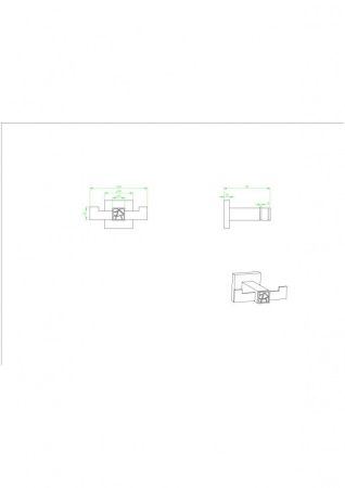 Крючок CeramaLux Venezia 88601A-1