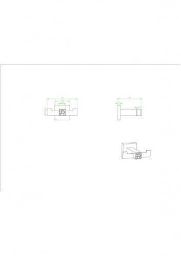 Крючок CeramaLux Venezia 88601A-1 - фото 2