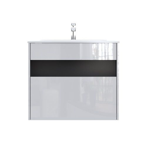 Тумба под раковину Am.Pm Func M8FFUX0801WG 80х50 подвесная цвет белый - фото 2