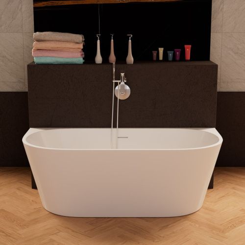 Ванна акриловая Frank 12530 170х80 пристенная овальная с ножками - фото 5