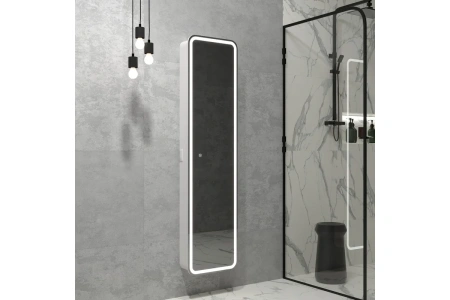 Шкаф-пенал Taliente Amato TA-CBled-L40160 40х18х160 подвесной цвет белый