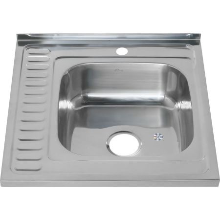 Кухонная мойка Melana 006 t R (*10) 60х60 цвет хром поверхность полированная