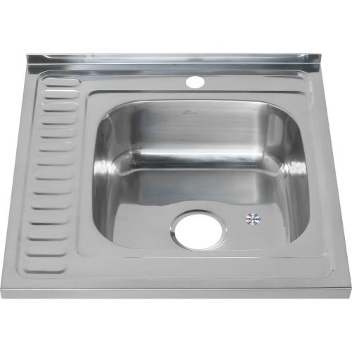 Кухонная мойка Melana 015 t R (*10) 60х60 цвет хром поверхность полированная - фото 2