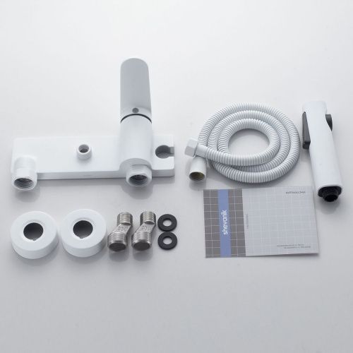 Гигиенический душ со смесителем Shevanik S43C S4305C-1 белый - фото 4