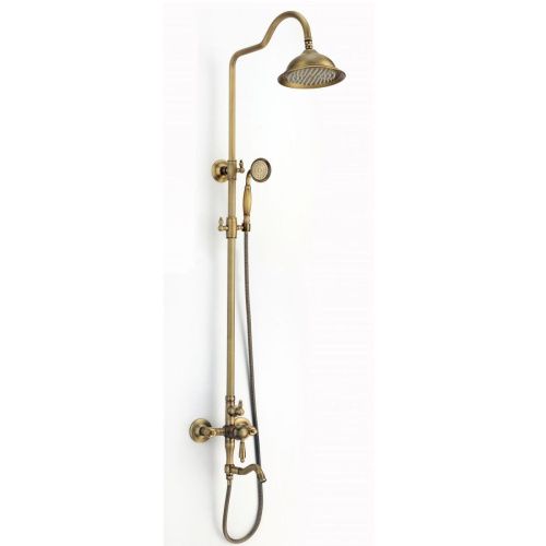 Душевая стойка Savol S-006613C настенная цвет бронза - фото 2