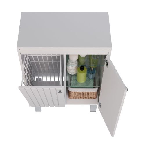 Шкаф LeMark Romance LM07R35N-SH 60х80 напольный цвет белый - фото 5