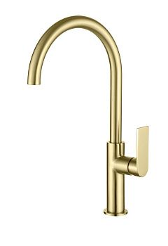 Смеситель для кухни AQG Alpha 05SOA500OC на столешницу золото