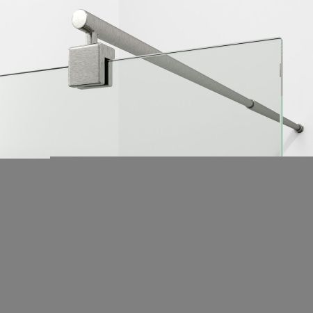 Душевая перегородка Wasserkraft Rur 30W 30W46BN 110х200 стекло прозрачное профиль никель