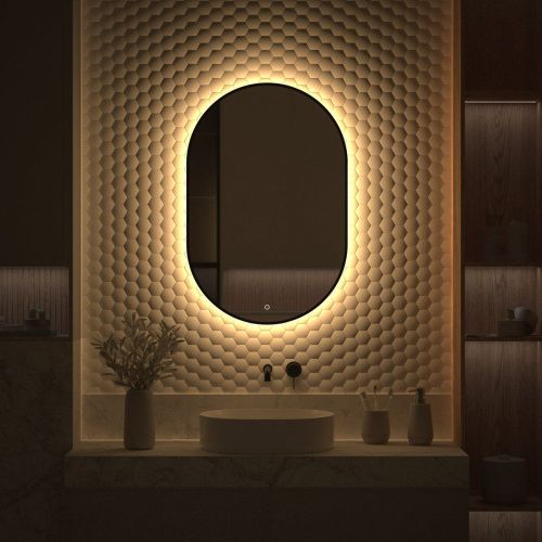 Зеркало с подсветкой Defesto AURA DF 2935S 60х90 подвесное - фото 5