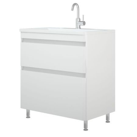 Тумба под раковину Corozo Алабама SD-00000595 80х40 напольная цвет белый